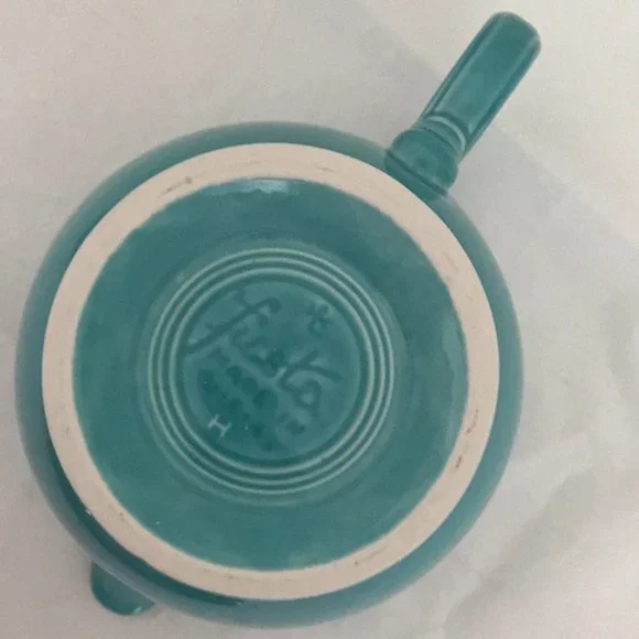Turquoise Fiestaware Teapot - Picture 10 of 11